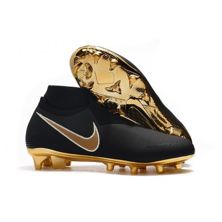 Nike Chaussure Phantom VSN Elite DF FG Noir Or