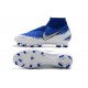 Nike Chaussure Phantom VSN Elite DF FG Blanc Bleu Noir