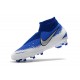 Nike Chaussure Phantom VSN Elite DF FG Blanc Bleu Noir