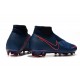 Nike Chaussure Phantom VSN Elite DF FG Bleu Noir Rouge