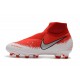 Nike Chaussure Phantom VSN Elite DF FG Rouge Blanc