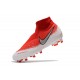 Nike Chaussure Phantom VSN Elite DF FG Rouge Blanc