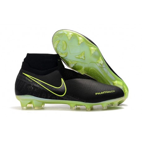 Nike Chaussure Phantom VSN Elite DF FG Noir Volt