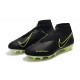 Nike Chaussure Phantom VSN Elite DF FG Noir Volt