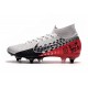 Nike Mercurial Superfly VII Elite SG-Pro Neymar Platine Noir Rouge