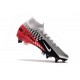 Nike Mercurial Superfly VII Elite SG-Pro Neymar Platine Noir Rouge