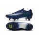 Nike Mercurial Vapor 13 Elite SG-PRO Anti-Clog Bleu Néant Volt Blanc