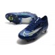 Nike Mercurial Vapor 13 Elite SG-PRO Anti-Clog Bleu Néant Volt Blanc