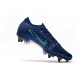 Nike Mercurial Vapor 13 Elite SG-PRO Anti-Clog Bleu Néant Volt Blanc