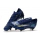 Nike Mercurial Vapor 13 Elite SG-PRO Anti-Clog Bleu Néant Volt Blanc