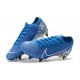 Nike Mercurial Vapor 13 Elite SG-PRO Anti-Clog New Lights Bleu Blanc