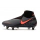 Nike Phantom Vision Elite DF SG-Pro AC Gris foncé Mangue claire Noir