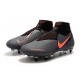 Nike Phantom Vision Elite DF SG-Pro AC Gris foncé Mangue claire Noir