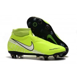 Nike Phantom Vision Elite DF SG-Pro AC Volt Blanc