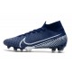 Crampons Nike Mercurial Superfly 7 Elite FG Bleu Blanc