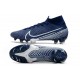 Crampons Nike Mercurial Superfly 7 Elite FG Bleu Blanc