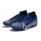 Crampons Nike Mercurial Superfly 7 Elite FG Bleu Blanc