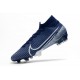 Crampons Nike Mercurial Superfly 7 Elite FG Bleu Blanc