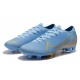 Chaussures Nike Mercurial Vapor XIII 360 Elite FG Bleu Or