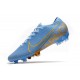 Chaussures Nike Mercurial Vapor XIII 360 Elite FG Bleu Or