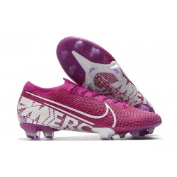 Chaussures Nike Mercurial Vapor XIII 360 Elite FG Violet Blanc