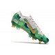 Nike Mercurial Vapor 13 Elite SG-PRO Anti-Clog Mbappe Gris Or Vert