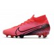 Crampons Nike Mercurial Superfly 7 Elite FG Cramoisi Noir