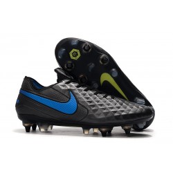 Nike Tiempo Legend VIII Elite SG-PRO Anti-Clog Noir Bleu