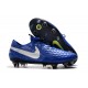 Nike Tiempo Legend VIII Elite SG-PRO Anti-Clog Bleu Argent