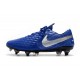 Nike Tiempo Legend VIII Elite SG-PRO Anti-Clog Bleu Argent