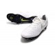 Nike Tiempo Legend VIII Elite SG-PRO Anti-Clog Blanc Platine Gris