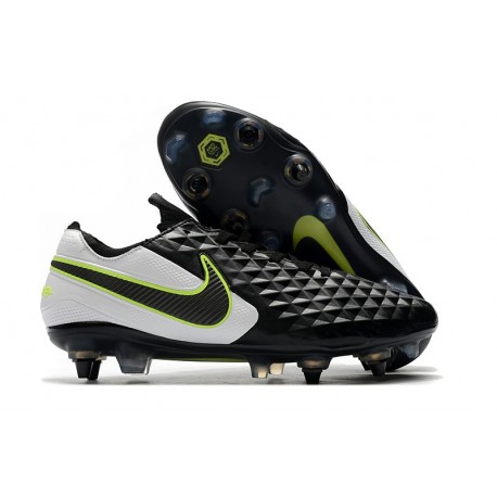 Nike Tiempo Legend VIII Elite SG-PRO Anti-Clog Noir Blanc