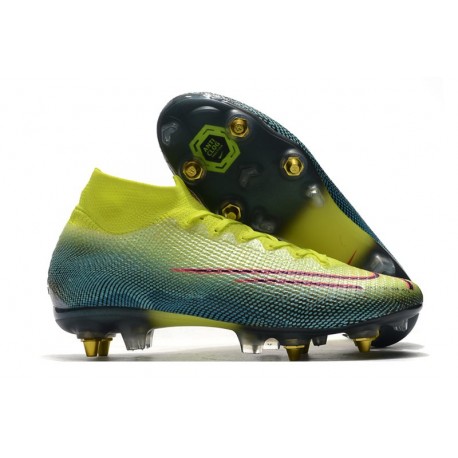 Nike Mercurial Superfly VII Elite SG-Pro Citron Noir Vert