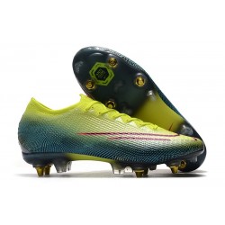 Nike Mercurial Vapor 13 Elite SG-PRO Anti-Clog Citron Noir Vert