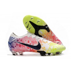 Nike Mercurial Vapor XIII 360 Elite FG Neymar Blanc Noir Bleu Volt