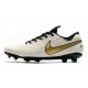 Chaussures Nike Tiempo Legend VIII Elite FG Blanc Or Noir