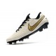 Chaussures Nike Tiempo Legend VIII Elite FG Blanc Or Noir