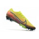 Chaussures Nike Mercurial Vapor XIII Elite AG-PRO Citron Noir Vert