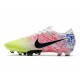 Neymar Nike Mercurial Vapor XIII Elite AG-PRO Blanc Noir Bleu Volt