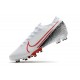 Chaussures Nike Mercurial Vapor XIII Elite AG-PRO Blanc Cramoisi