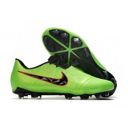 Crampons Nouveau Nike Phantom Venom Elite FG Vert Noir