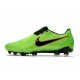 Crampons Nouveau Nike Phantom Venom Elite FG Vert Noir