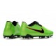 Crampons Nouveau Nike Phantom Venom Elite FG Vert Noir