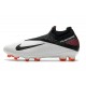 Chaussure foot Nike Phantom Vision II Elite DF FG Blanc Noir Cramoisi