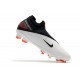 Chaussure foot Nike Phantom Vision II Elite DF FG Blanc Noir Cramoisi