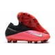 Chaussure foot Nike Phantom Vision II Elite DF FG Cramoisi Argent Noir