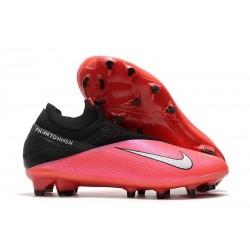 Chaussure de foot Nike Phantom Vision II Elite DF FG Cramoisi Argent Noir