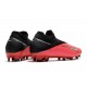 Chaussure foot Nike Phantom Vision II Elite DF FG Cramoisi Argent Noir