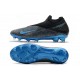 Chaussure de foot Nike Phantom Vision II Elite DF FG Noir Bleu Laser Anthracite