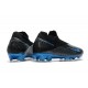 Chaussure de foot Nike Phantom Vision II Elite DF FG Noir Bleu Laser Anthracite